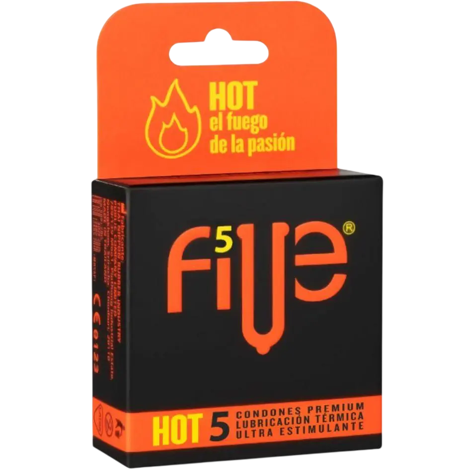 Five Hot Preservativos 5 Unidades